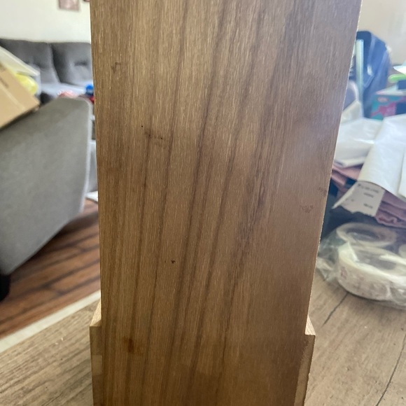 Wood bottle opener with box to catch caps G6 - Picture 2 of 4